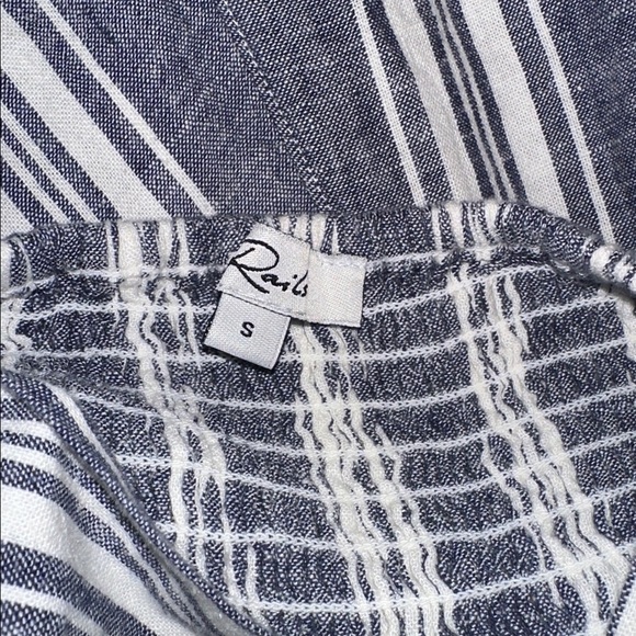 Rails Navy and White Kyra Seaport Stripe pantsuit romper size small - Picture 6 of 12